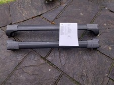 Toyota RAV4 CRUZ Airo Fuse Roof Bars Black 2019 on Integrated Fixed Roof Fitting