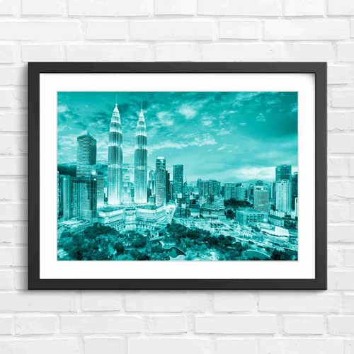 Petronas towers sunset - petronas,