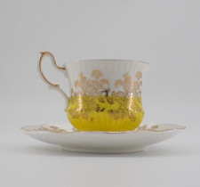 Vintage Rare to find Queen Rosina Bone China Cup & Saucer