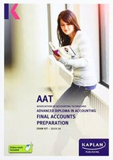 FINAL ACCOUNTS PREPARATION - EXAM KIT (Kaplan Aat) By KAPLAN PUBLISHING