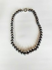 Grey Pearl Necklace Large