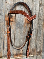 Floral (V) Browband Medium Oil