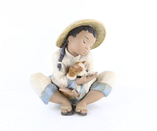 Lladro boys best friend - lladro, 'boys