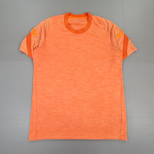 NIKE Mens T Shirt Orange Large