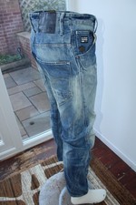 Mens G-Star W31 L32 Light Blue