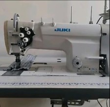  Industrial Juki  LH-3162-4 1/4" Twin Needle, With Table, Feed Lockstitch