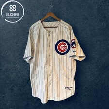 Majestic - MLB Authentic Chicago Cubs Ernie Banks Jersey - Mens XL (52)