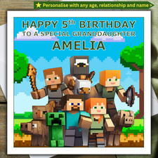 Personalised MINECRAFT