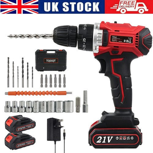 21v battery cordless drill - cordless,
