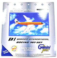 Gemini Jets 1/400 Boeing 707-327 Braniff International Ltd Edt GJBNF213 Diecast.