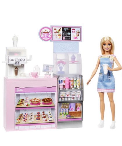 Barbie coffee shop playset - barbie,