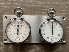 Excelsior Park Rattrapante Stopwatch Set on a Dash Panel Dashboard Rally Timer 2