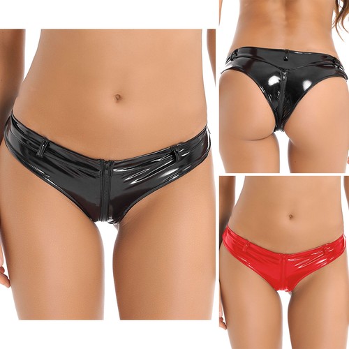 Womens hot pants shiny latex - shiny,
