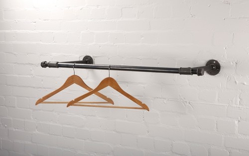 Wall mounted clothes rail - clothes,