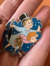 DISNEY PARKS PIN PETER PAN JOHN & MICHAEL DARLING FLYING VGC RARE PIN