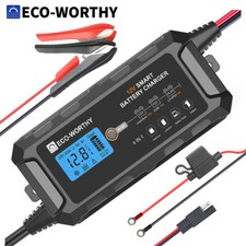 ECO-WORTHY 12V 5A 10A 20A LiFePO4 Lithium Battery Charger AC to DC Smart Charger