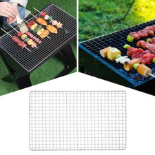 BBQ Grill Wire Mesh Rack Stainless Steel Grid Cooking Replacement Net Camping
