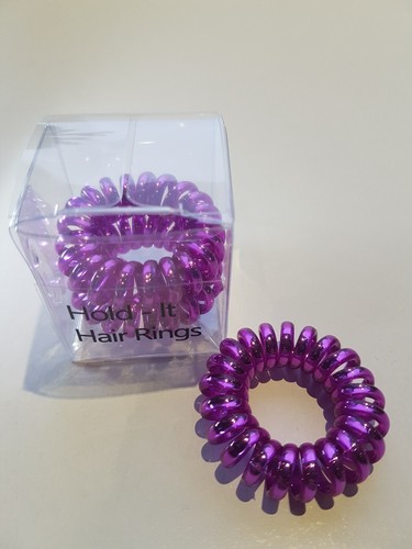 Purple metallic spiral - metallic,