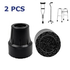 2 Pcs Walking Stick Rubber