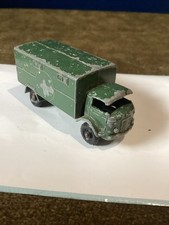 Matchbox by Lesney No.63 Service Ambulance Ford 3 Ton 4x4 Playworn