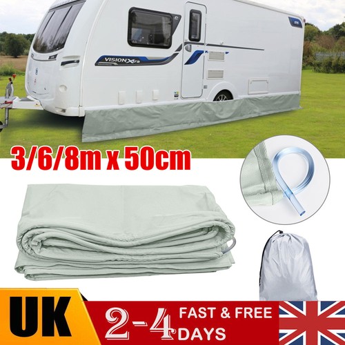Caravan awning draught skirt - draught,