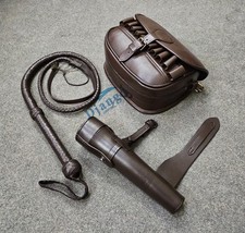 Genuine leather hunting set - genuine, of