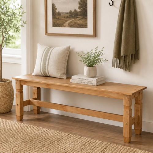 Corona dining bench 5ft long - dining,