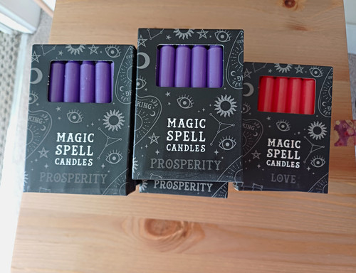 Magic spell candles gothic - candles,