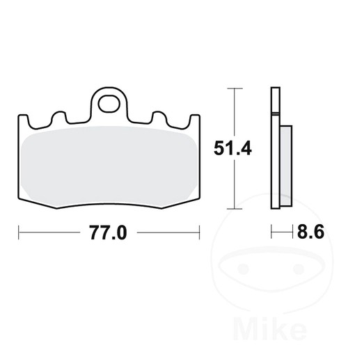 Brake pad front for - brake, bmw