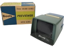 Boots Slide Viewer 35mm Colour Slides Previewer Made in Canada - Boxed