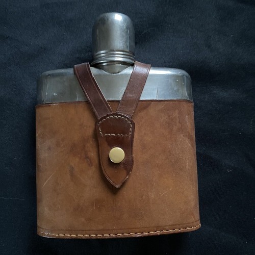Vintage hip flask - flask, in