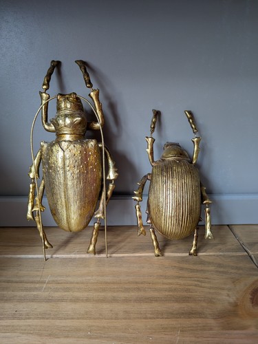 Antique gold carved large - antique,