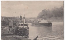 Kent; SE Turbine Steamer Leaving Folkestone PPC, 1919, To Mrs Ashby Southwick