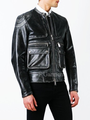 Men distressed black - men's, cafe