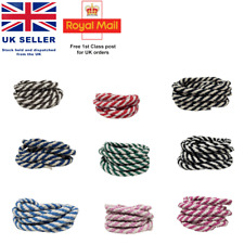 8MM Chunky Dual-Color Thick Round Rope Shoelaces Sneakers Trainers UK FAST POST