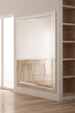 Extra Large Full Length Silver All glass Wall Mirror 5FT8 x 3FT8 172cm x 111cm