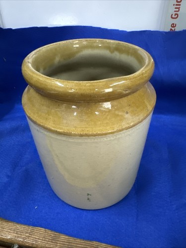 Vintage glazed stoneware - vintage, jar