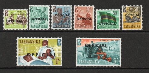 Tanganyika 1961 officials - tanganyika,