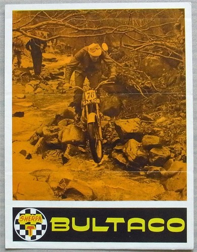 Bultaco sherpa motorcycle - bultaco,