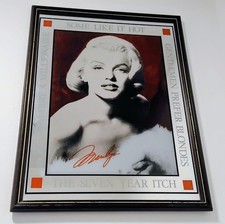 Vintage Marilyn Monroe Pub Bar Andy Warhol Style Mirror 25” X 19” Approx