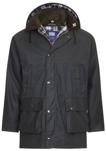 Wax jacket waterproof padded - jacket,
