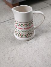 Mason cash pottery made for Lakeland mistletoe berries milk jug