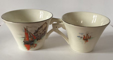 Myott Staffordshire Vandyke Cups x2.