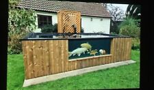 ponds with viewing window 10ft x 6ft x 3ft/clearview pond/fish/koi carp/koi
