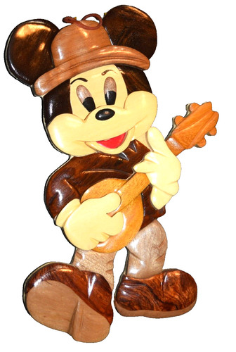 Vtg disney wooden hanging - wooden,