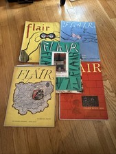 5 + Vintage Flair Magazine Fashion/Style Issues 1950