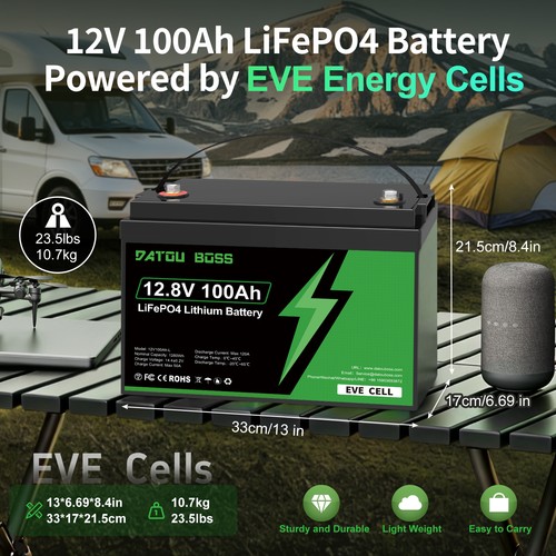 12v 100ah lithium battery - 12v,