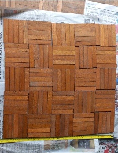 Reclaimed hardwood parquet - reclaimed,