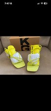 Kurt Geiger Bond Yellow Heels