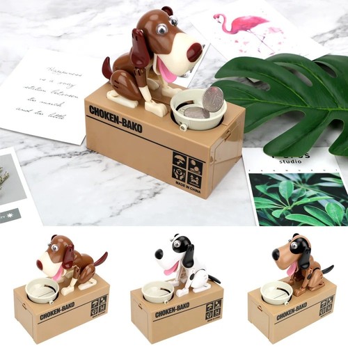 Robotic dog coin bank - robotic,